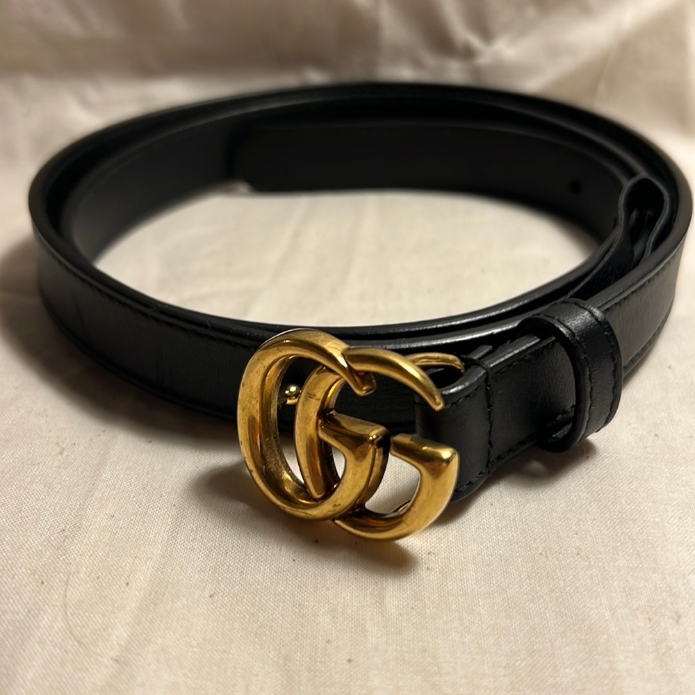 Gucci belt 0.8” wide